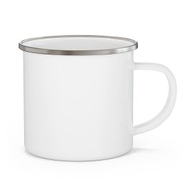 Enamel Camping Mug, Personalization Optional