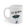 Alien Abduction Pizza Mug