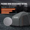 VEVOR SUV Camping Tent, 8'-8' SUV Tent Attachment for Camping with Rain Layer and Carry Bag, PU2000mm Double Layer Truck Tent, Accommodate 6-8 Person