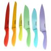 Cuisinart C55-12PCER1 12pc Ceramic Coated Color Knife Set with Blade Guards