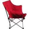 Camping Love Seat Chair; Red; Adult use