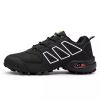 Men's comfortable sneakers wear shoes walking shoes mesh material men's hiking shoes non-slip outdoor sports shoes