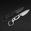 Outdoor Wilderness Survival Small Straight Knife Hunting Knife Pocket Knife