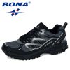 BONA 2022 New Designers Popular Sneakers Hiking Shoes Men Outdoor Trekking Shoes Man Tourism Camping Sports Hunting Shoes Trendy