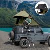 Adventurer Rooftop Tent Hardshell with Luggage Racks&Replaceable Rain Flies, Truck Bed Tent for Camping, Pop Up Overland Roof Top Tents for Truck Jeep